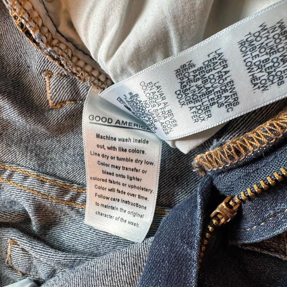 Good American Good Legs Distressed Jeans - Picture 4 of 6